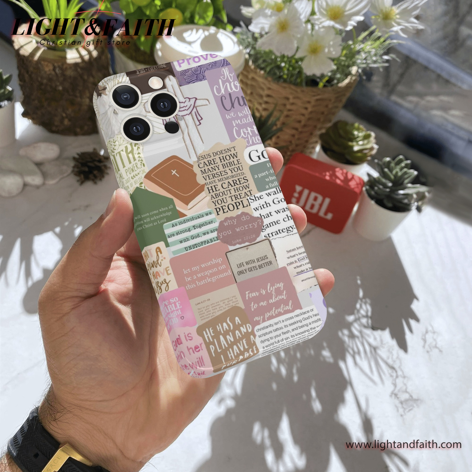 Jesus Quote Phone Case, Christian Phone Case, Bible Verse Phone Case, Religious Gift, PCLAF06